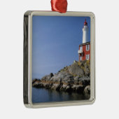 Fisgard Lighthouse in Fort Rodd Hill Metalen Ornament (Rechts)