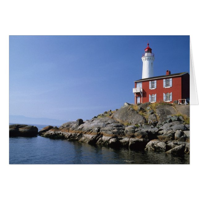 Fisgard Lighthouse in het Fort Rodd Hill (Voorkant Horizontaal)