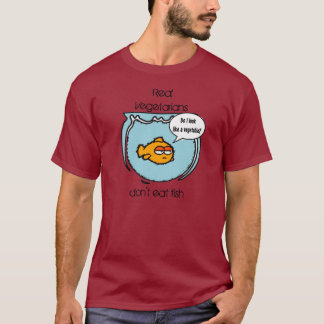 Fish Ain't Veggie Dark T-shirt