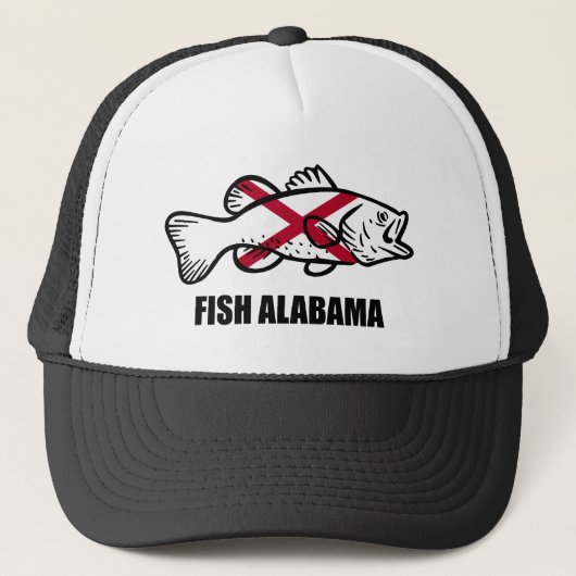 Fish Alabama Trucker Pet (Voorkant)