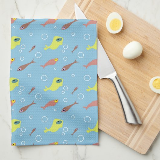 Fish American MoJo keukenhanddoek (Quarter Fold)