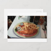 fish-and-chips briefkaart (Voorkant / Achterkant)