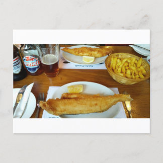 Fish and chips briefkaart