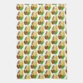 Fish and Chips Peas British Pub Chip Shop Takeaway Theedoek (Verticaal)