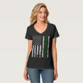Fish And Game Warden Girl T-shirt (Voorkant volledig)