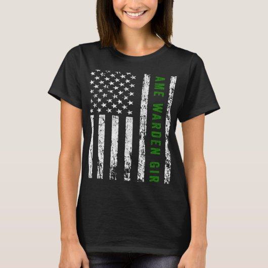 Fish And Game Warden Girl T-shirt (Voorkant)