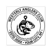 Fish and Hook Bedrijfsnaam Locatie URL E-mail Zelfinktende Stempel (Design)