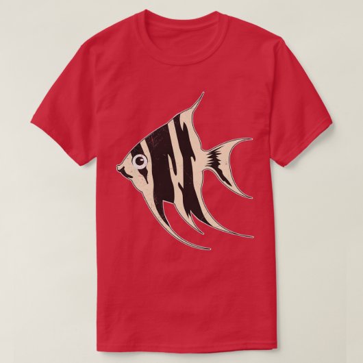 Fish Angelfish Aquarium Fish lover Gift Idea T-shirt (Design voorkant)
