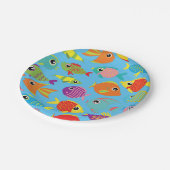 Fish Aquarium 1e Verjaardag Borden Papieren Bordje (Gekanteld)