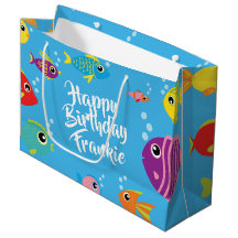 Fish Aquarium 1e verjaardag geschenk tas