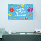 Fish Aquarium 1e Verjaardagsfeest Banner Decor (Beurs)