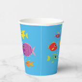 Fish Aquarium 1e verjaardagsfeestje Papieren Bekers (Rechts)