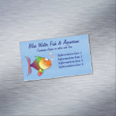 Fish Aquarium Business Magnetisch Visitekaartje (Voorbeeld)