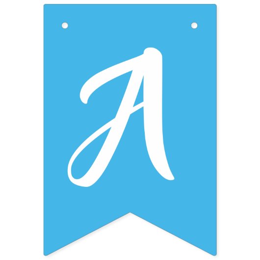 Fish Aquarium Gelukkige Verjaardag Bunting Banner (Derde vlag)