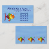 Fish Aquarium Visitekaartje (Voorkant / Achterkant)