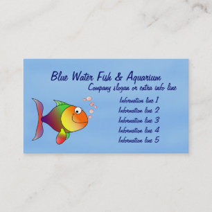 Fish Aquarium Visitekaartje