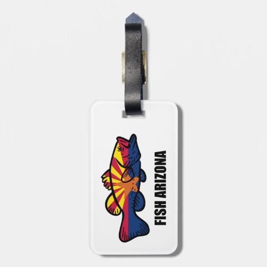Fish Arizona Bagagelabel (Achterkant verticaal)