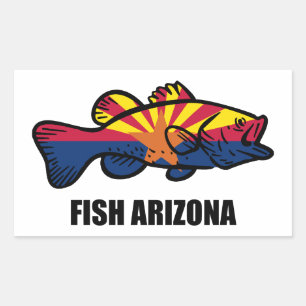 Fish Arizona Rechthoekige Sticker