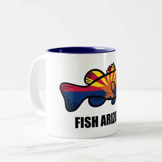 Fish Arizona Tweekleurige Koffiemok (Voorkant links)