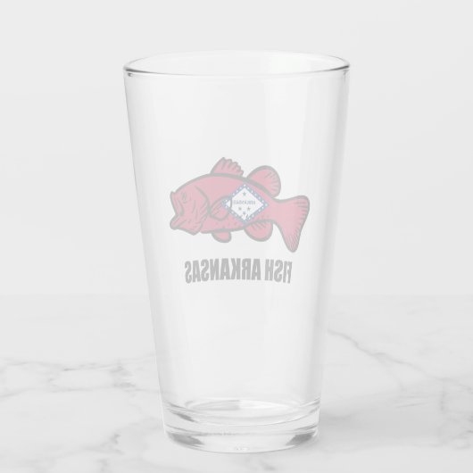 Fish Arkansas Glas (Achterkant)