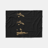 Fish Around And Find Trout Funny Fishing Fishermen Fleece Deken (Voorkant (Horizontaal))