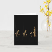 Fish Around And Find Trout Funny Fishing Fishermen Kaart (Gele Bloem)