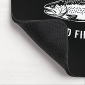 Fish Around And Find Trout Funny Fishing Fishermen Muismat (Hoek)