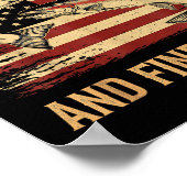 Fish Around And Find Trout Funny Fishing Fishermen Poster (Hoek)