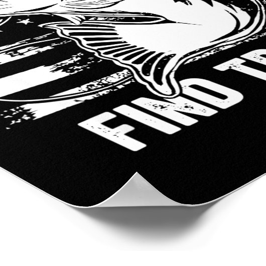 Fish Around And Find Trout Funny Fishing Fishermen Poster (Hoek)