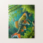 Fish Art 1 Vet en Mooi Jigsaw Puzzel Intern (Verticaal)