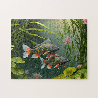 Fish Art 3 fotopuzzels Internet puzzels