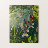 Fish Art 3 fotopuzzels Internet puzzels (Verticaal)