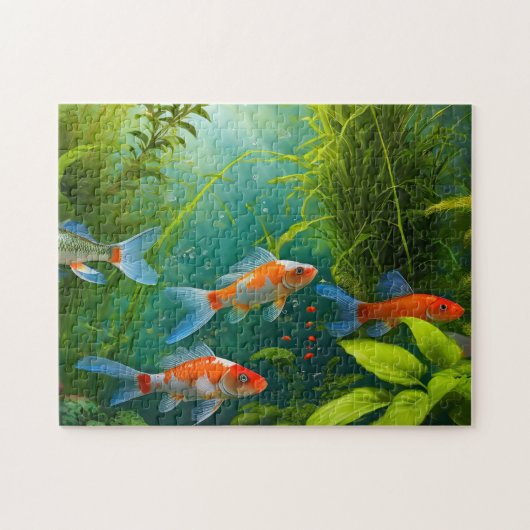 Fish Art 4 Fotopuzzels Internet puzzels (Horizontaal)