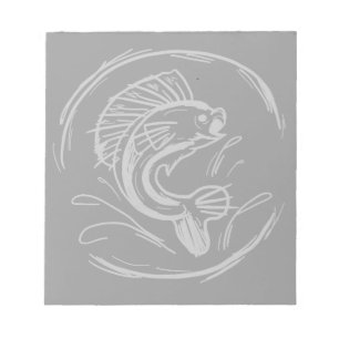 Fish art notitieblok