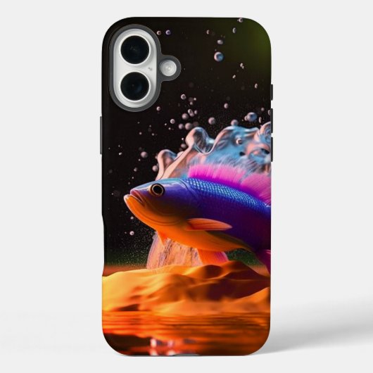Fish Art telefoonhoesje Case-Mate iPhone Case (Achterkant)