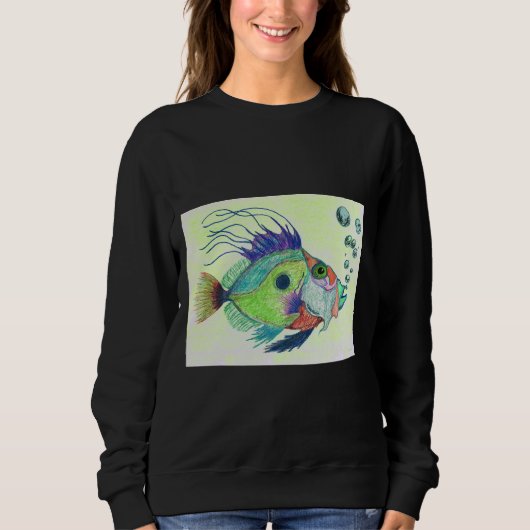 Fish Art van Sharon Cummings Trui (Voorkant)