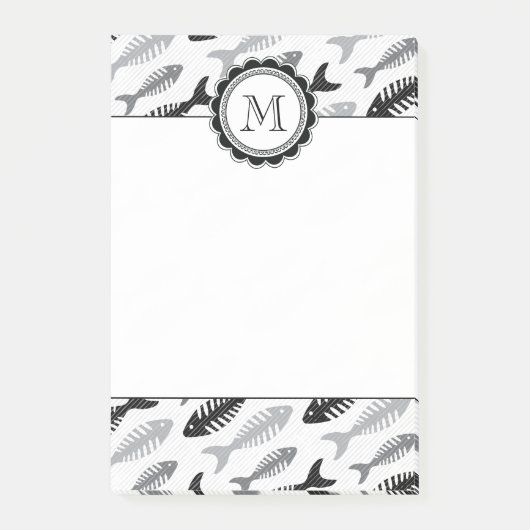 Fish Bone - Seafood in het menu Post-it® Notes (Voorkant)