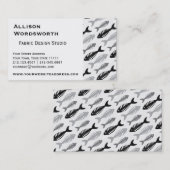 Fish Bone - Seafood in het menu Visitekaartje (Voorkant / Achterkant)