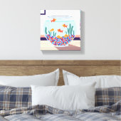 Fish Bowl Canvas Afdruk (Insitu (Slaapkamer))