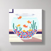 Fish Bowl Canvas Afdruk (Voorkant)