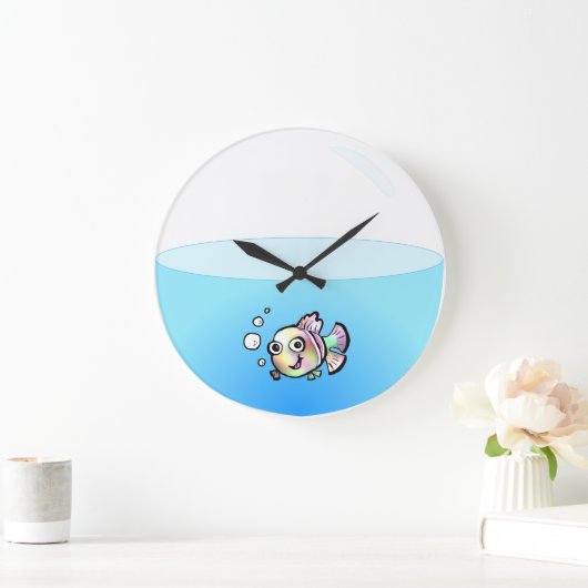 Fish Bowl Clock Grote Klok (Huis)
