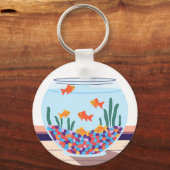 Fish Bowl Sleutelhanger (Voorkant)
