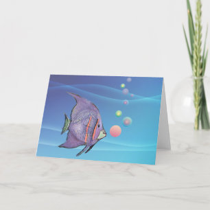 FISH BUBBLE VAN SHARON SHARPE KAART
