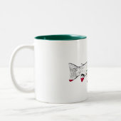 Fish California Trout Tweekleurige Koffiemok (Links)