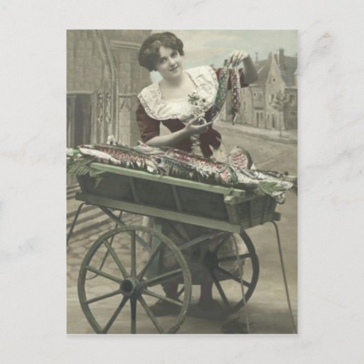 Fish Cart Street Church Poisson d'Avril Briefkaart (Voorkant)