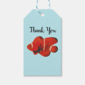 Fish Clownfish Ocean Party Bedankt Cadeaulabel (Voorkant)