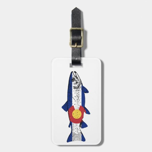 Fish Colorado Bagagelabel (Voorkant verticaal)