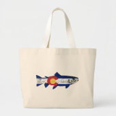 Fish Colorado Grote Tote Bag (Voorkant)