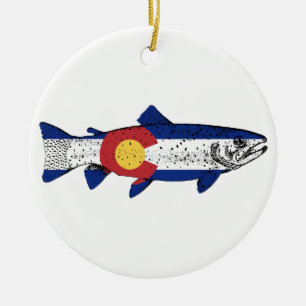Fish Colorado Keramisch Ornament