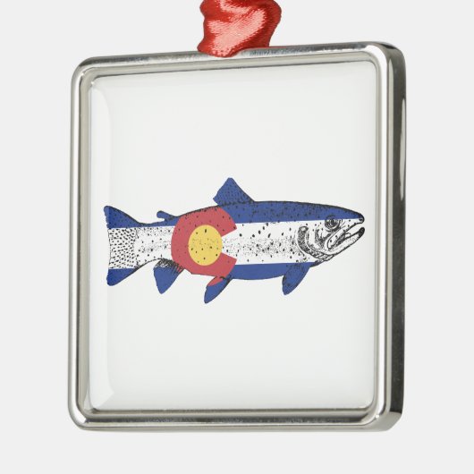 Fish Colorado Metalen Ornament (Links)